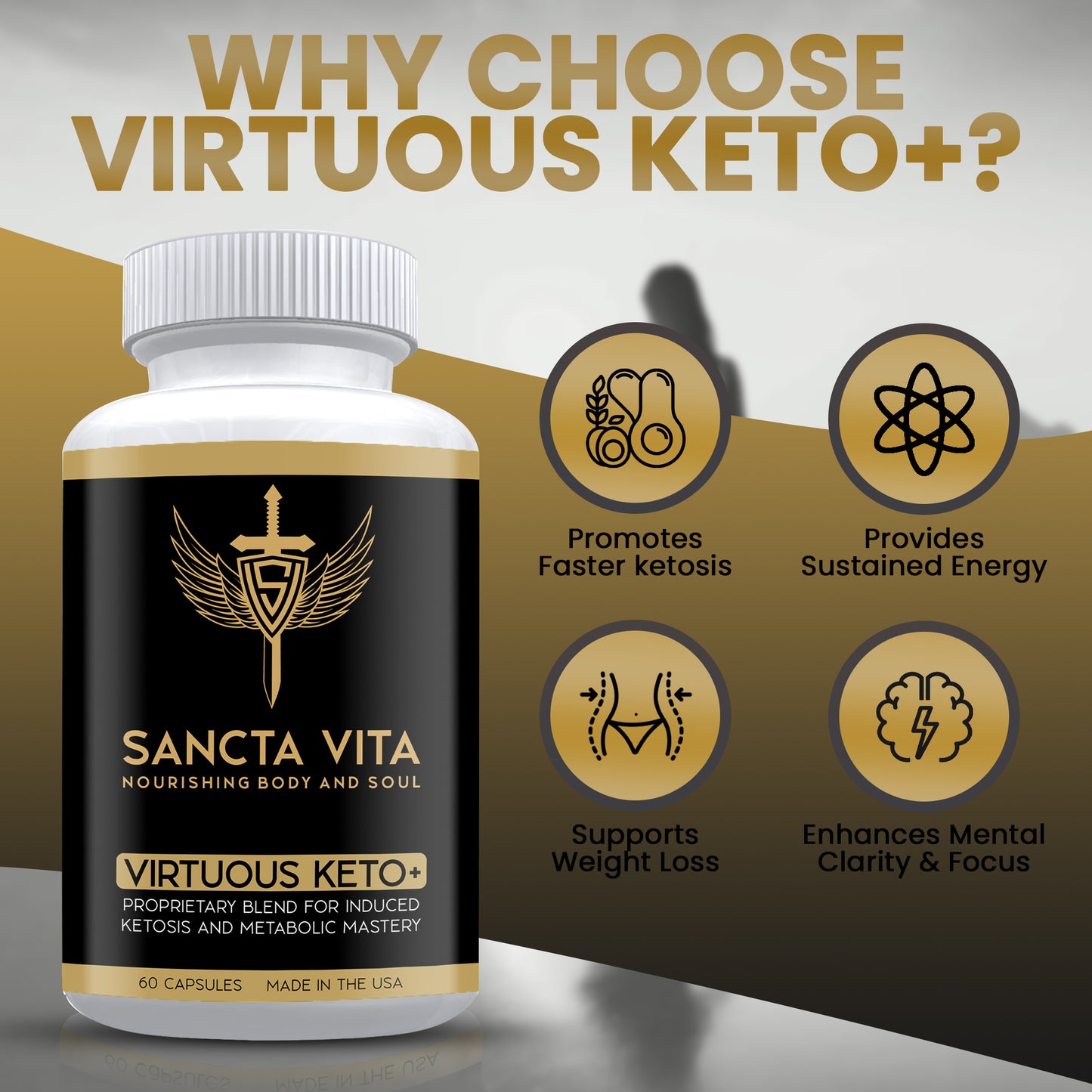 Virtuous Keto+: Induced Ketosis and Metabolic Mastery